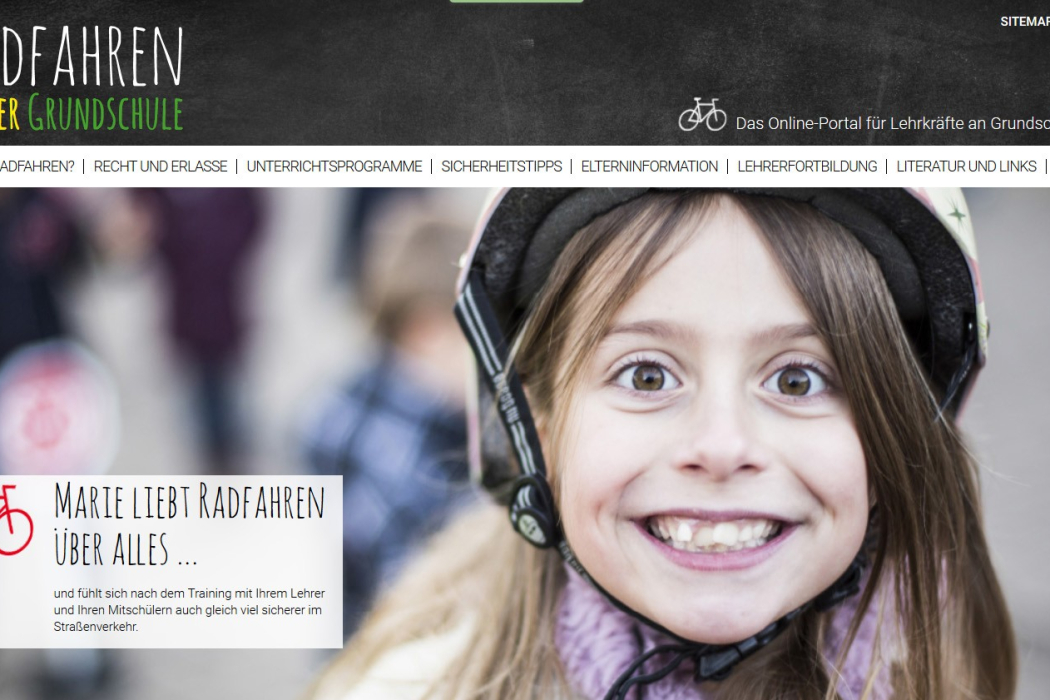 Online-portal Www.radfahrenindergrundschule.de