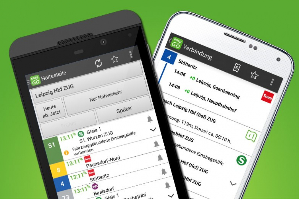 Wer Sich Die Easy.go-app Auf Das Smartphone Lädt, Profitiert Von Den Easy.go-vorteilen Im Mitteldeutschen Verkehrsverbund Und Im Verkehrsverbund Rhein-sieg (bild: Taf Mobile Gmbh).