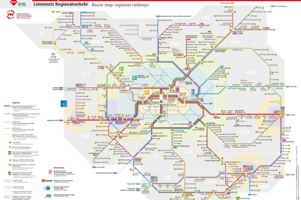 Der Neue Vbb-fahrplan (bild: Verkehrsverbund Berlin-brandenburg Vbb).