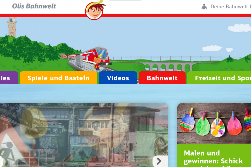 Internetseite Der Db Für Kinder Und Jugendliche (bild: Homepage Der Db).