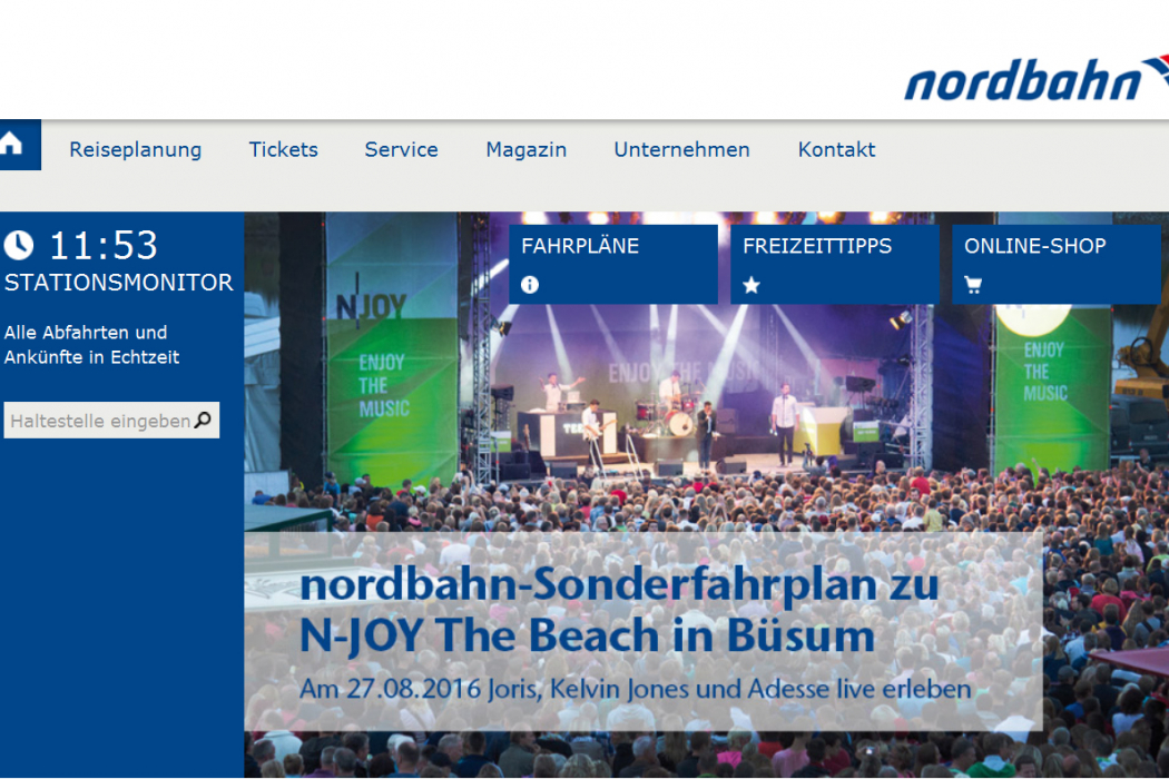 Homepage Der Nordbahn