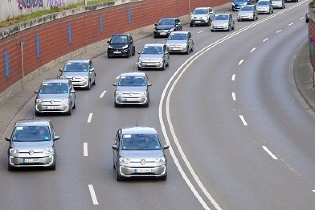 29 VW eUps verstärken ab sofort die swa Carsharing-Flotte. Sie sind sowohl flexibel als auch stationsbasiert im Einsatz (Bild: swa / Thomas Hosemann)