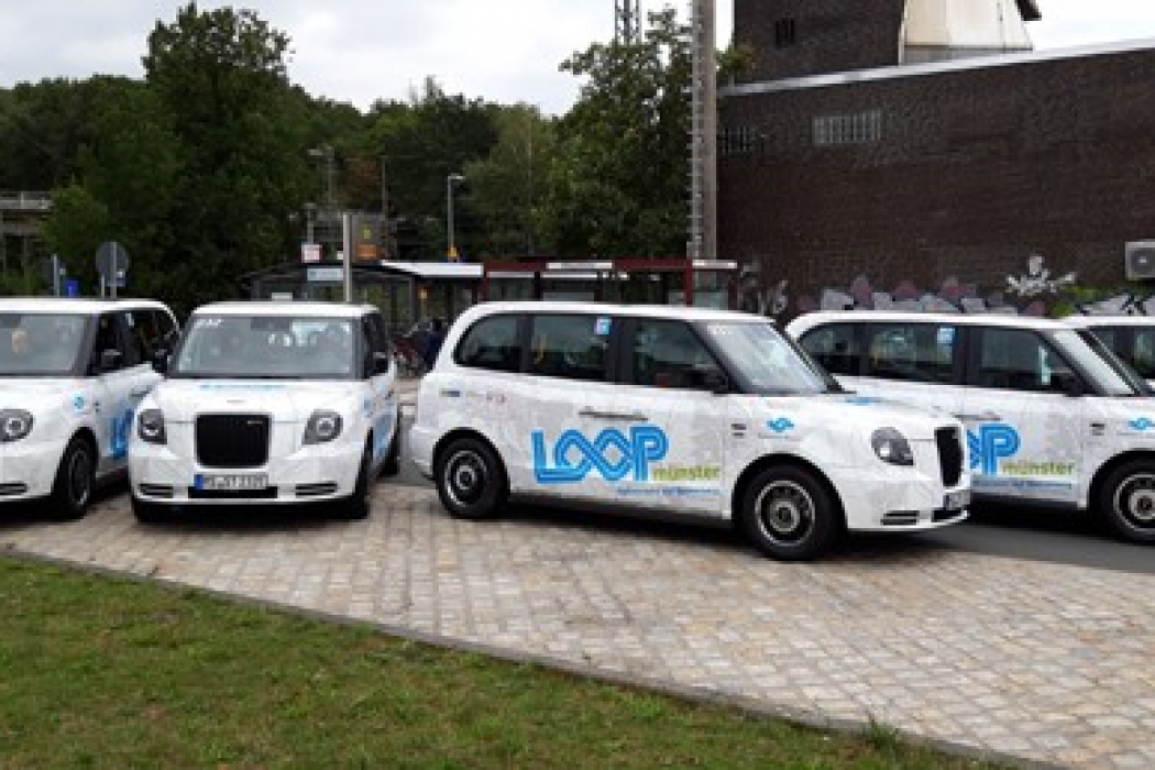 On-Demand-Angebot in Münster: "Loop Münster" (Bild: Nahverkehrs-praxis).