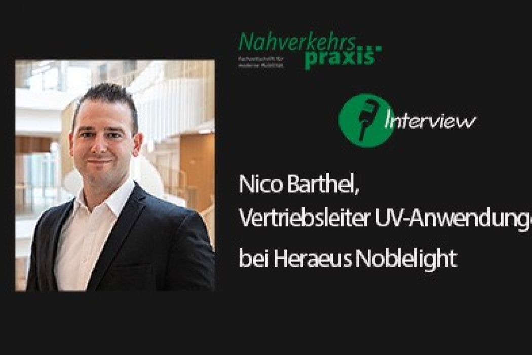 Nico Barthel, Vertriebsleiter UV-Anwendungen bei Heraeus Noblelight (Fotos: Heraeus Noblelight)