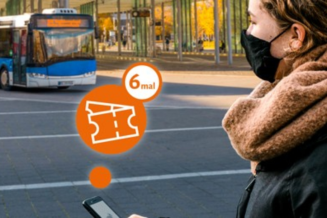 Die 6er-Mehrfahrten-Karten für den Verkehrsverbund Region Braunschweig können ab sofort in der App „VRB-Fahrinfo & Tickets“ gekauft werden. Seit dem 1. Januar gibt es die 6er-Mehrfahrtenkarten im Ticket-Angebot des VRB.