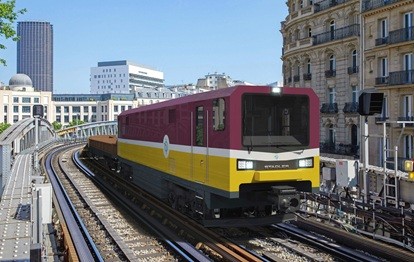 Rendering der Lokomotive von Stadler für RATP (Bild: Stadler)