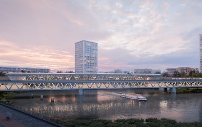 Visualisierung Moldauhafen (Quelle: Hamburger Hochbahn)