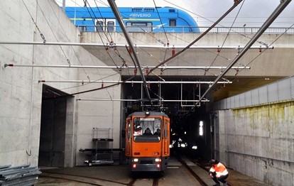 Ausfahrt aus dem Tunnel in den „Lichthof“ Richtung Rosenaustraße (Bild: swa / Thomas Hosemann)